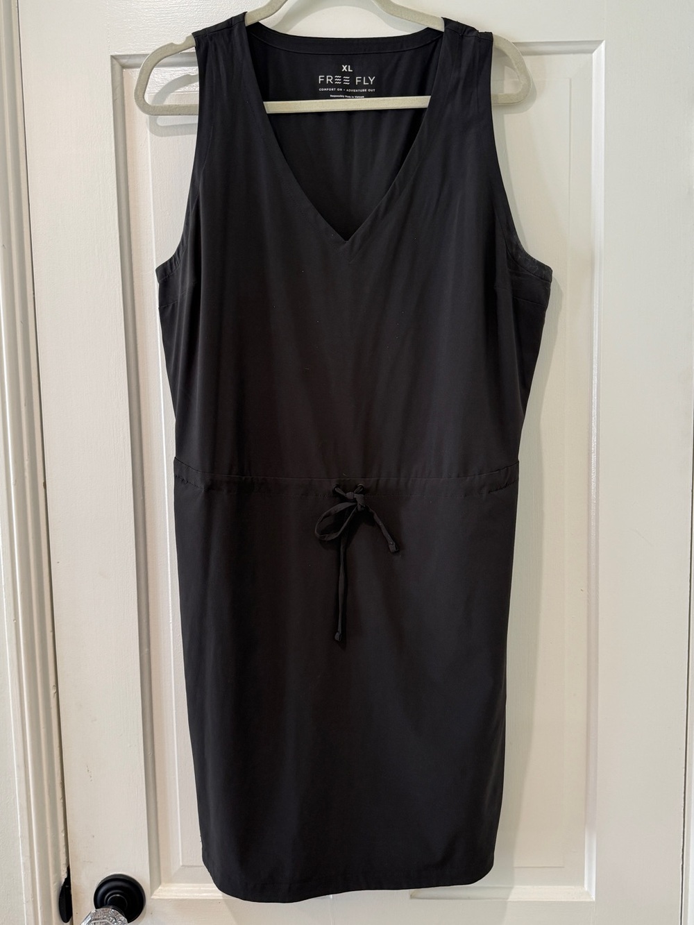 Free Fly breeze drawstring waist black dress - Picture 9 of 9